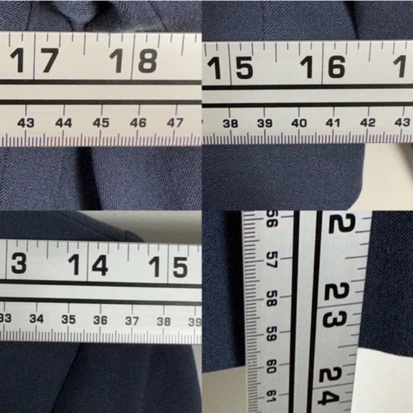 J. Crew Schoolboy Blazer Navy Blue Size 4 Style # J4548 Double Button Stretch - Picture 10 of 13